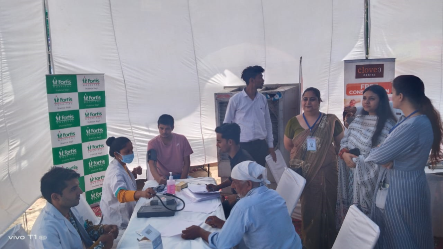 Health and Blood Donation Camp